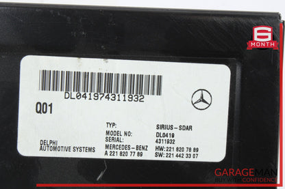 2007 Mercedes-Benz S550 S-Class Sirius Satellite Radio Receiver 2218207789