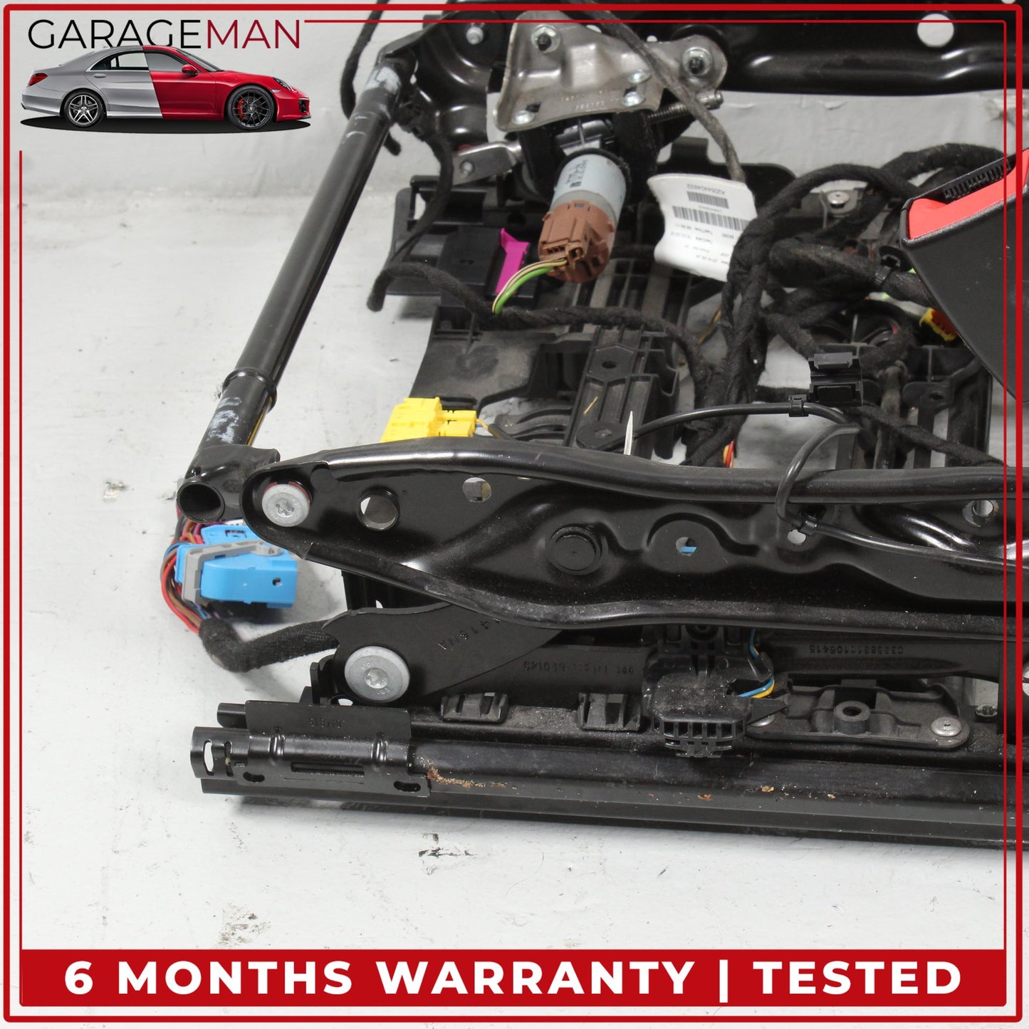 2015-2023 Mercedes W205 C300 Front Right Side Seat Track Rail Frame w/ Motor OEM