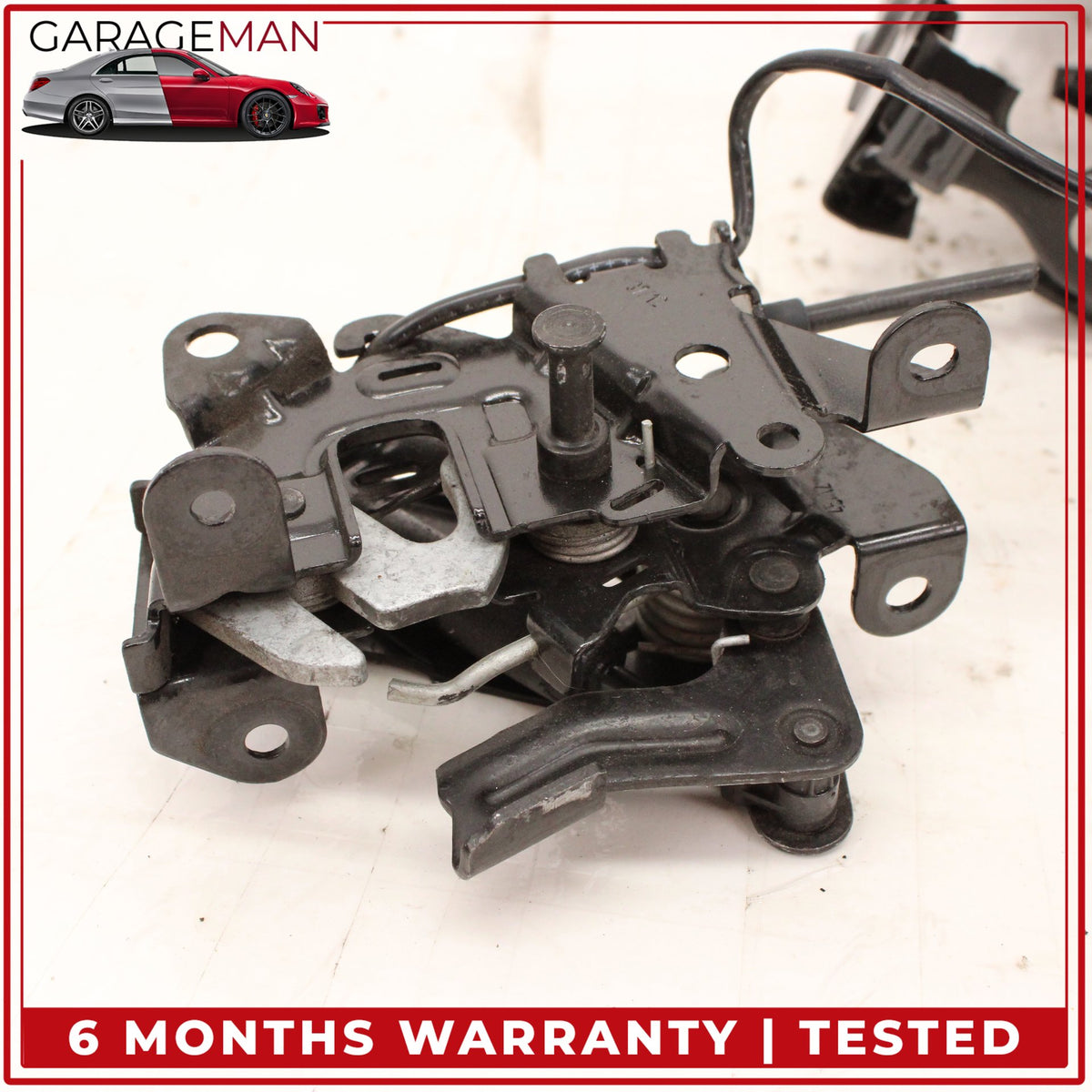 2009-2015 BMW 740i F01 Left Headlight Support Bracket Frame w/ Hood Latch OEM