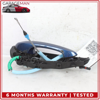 2017-2024 BMW X3 X4 M550i Rear Right Side Exterior Door Handle Blue Metallic OEM