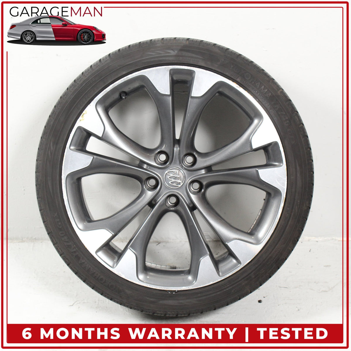2016-2019 Buick Cascada Wheel Rim 8.5X20 IS41 w/ Yokohama Tire 39003341 OEM