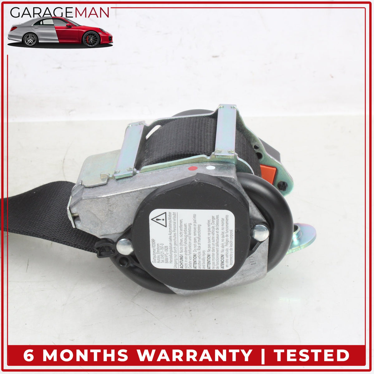 2014-2024 Maserati Ghibli M157 Front Right Side Seat Belt Black 670017426 OEM