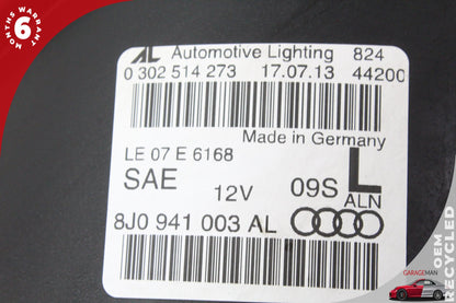 2011-2015 Audi TT Front Left Side Head Light Lamp Bi-Xenon 8J0941003AL OEM