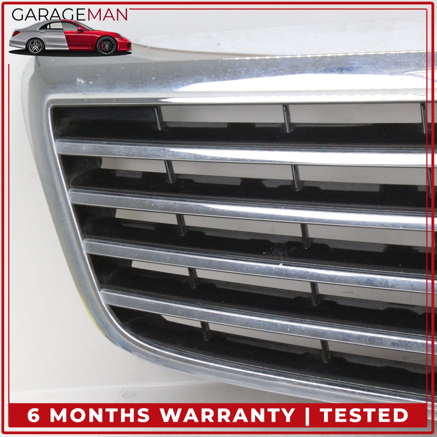 2007-2009 Mercedes W211 E350 E550 E320 Hood Radiator Grille Grill Chrome OEM