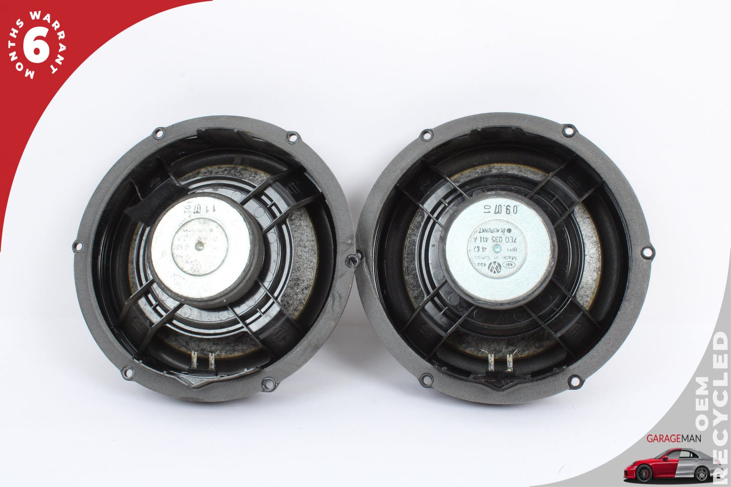 2003-2010 Porsche Cayenne 955 957 Rear Left and Right Side Door Speaker Set OEM