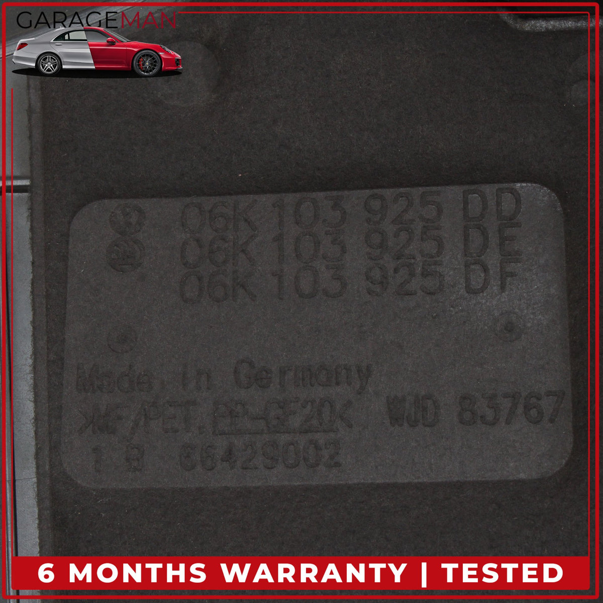 2019-2025 Audi Q3 A3 2.0L Engine Motor Trim Cover Panel 06K103925DD OEM