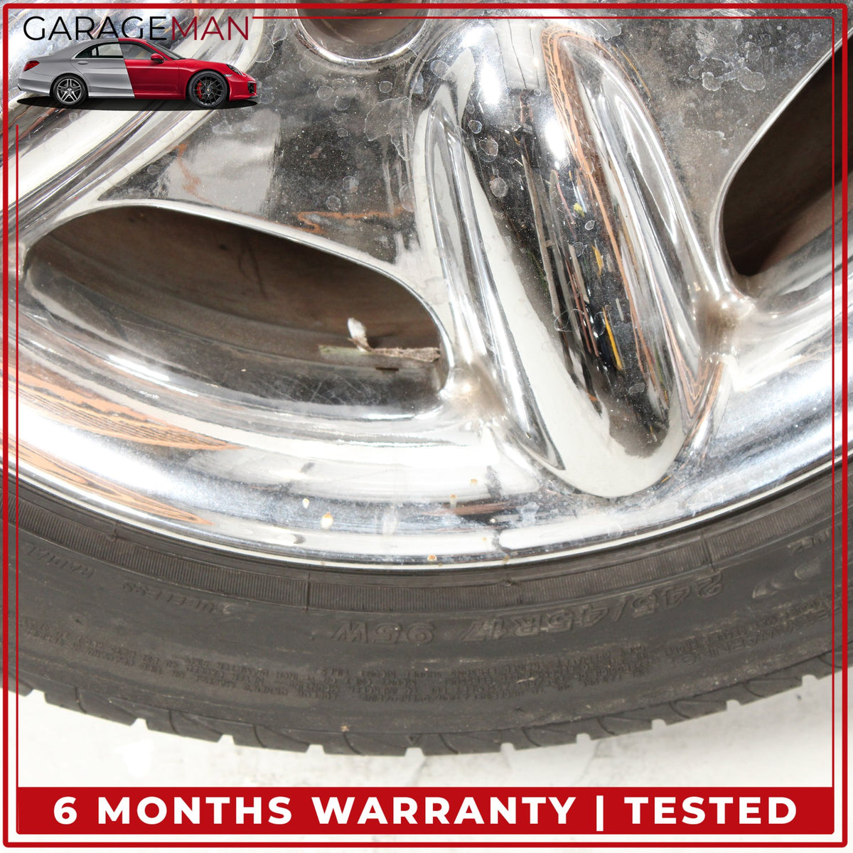 1997-1999 Jaguar XK8 Front or Rear Wheel Rim w/ Tire 8Jx17CHx33 MJA6116AB OEM