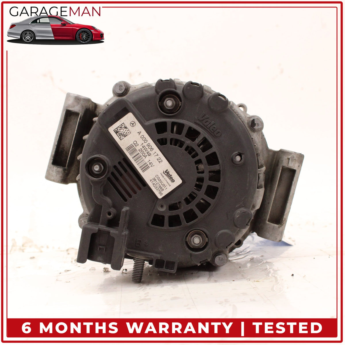2014-2017 Mercedes W212 E400 E350 E550 Generator Alternator 0009061722 OEM