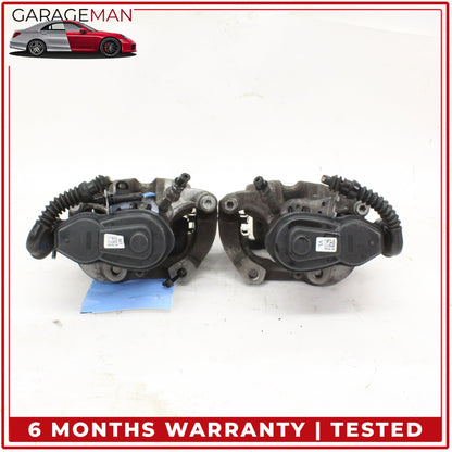 2011-2019 BMW 550i Rear Left and Right Side Brake Caliper Set w/ Actuator OEM