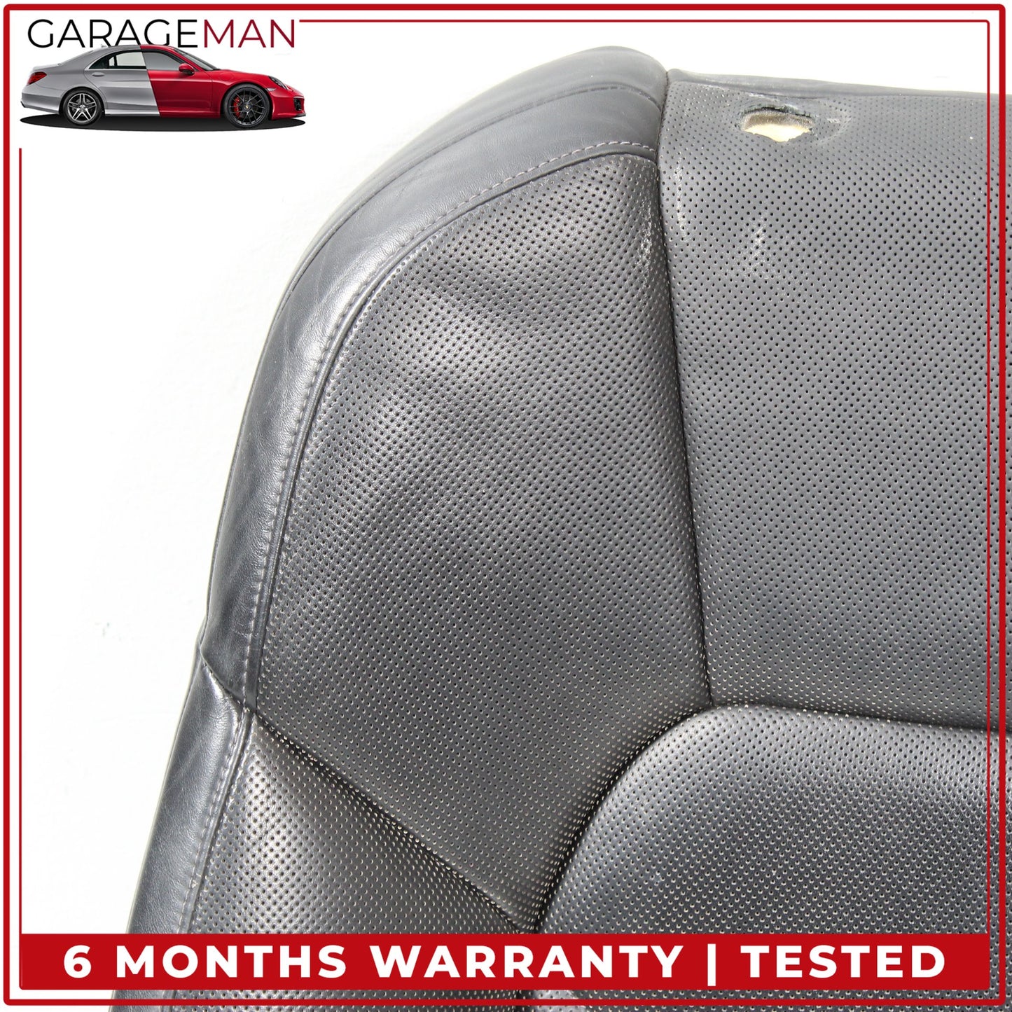 2011-2018 Porsche Cayenne 958 Front Left Side Top Upper Seat Cushion Black OEM
