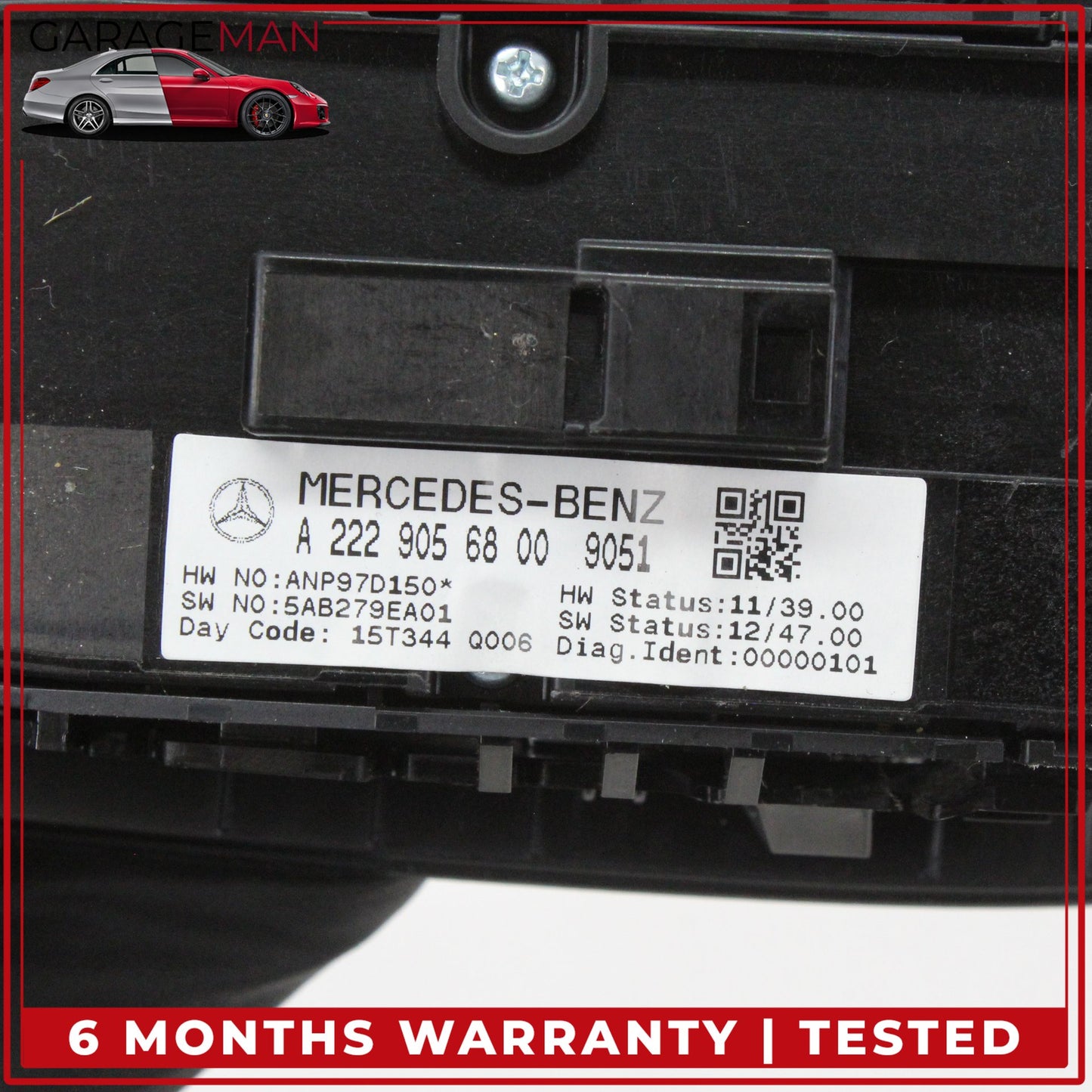 2015-2021 Mercedes W205 C300 Front Left and Right Side Control Switch Set OEM