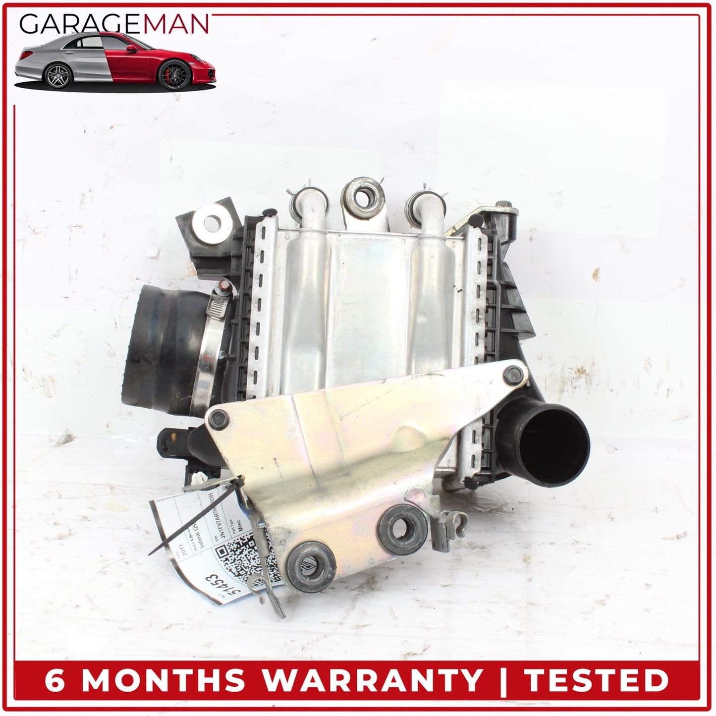 2016-2018 Infiniti Q50 Q60 Left Side Turbocharger Intercooler 144615CA1A OEM