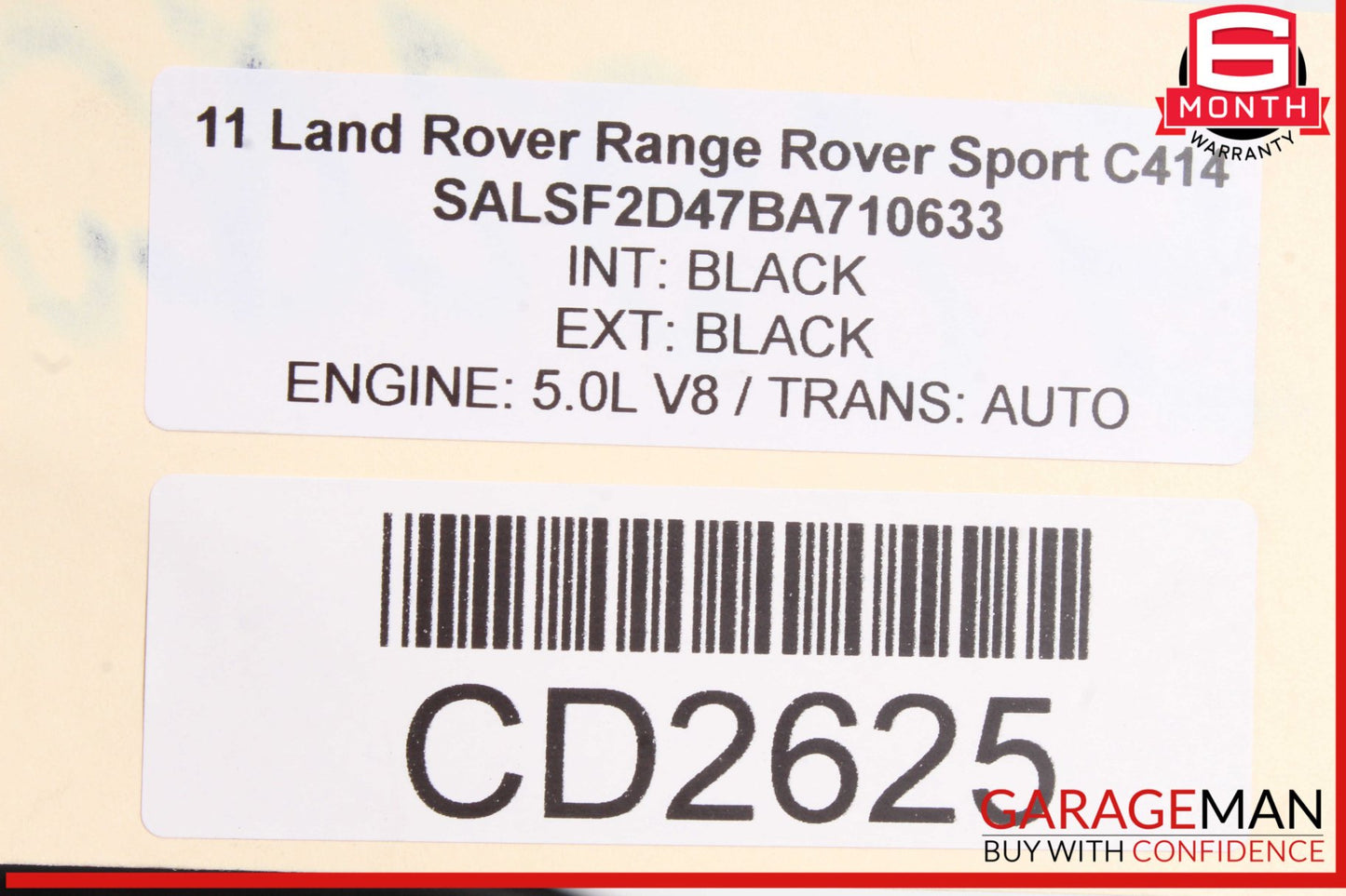 06-13 Land Rover Range Rover Sport L320 Front Left Driver Side Door Shell
