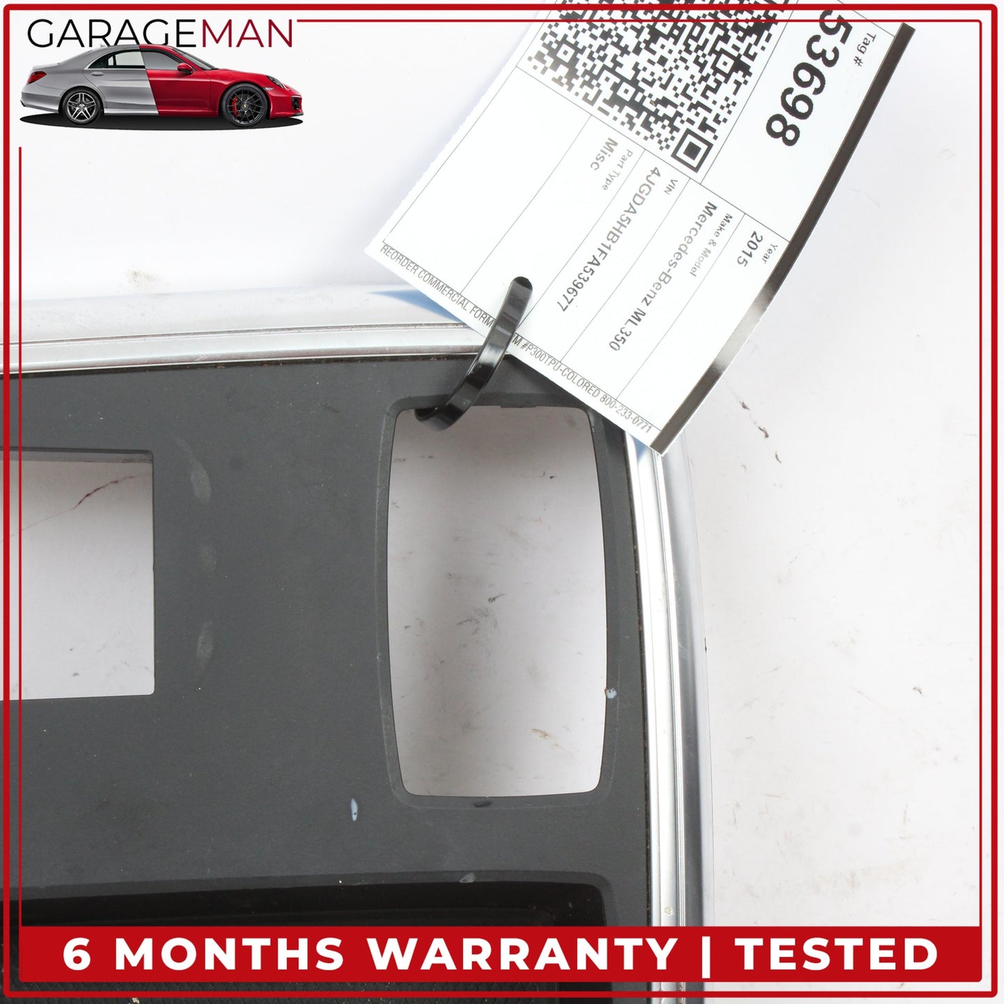 2012-2015 Mercedes W166 ML350 ML550 Front Center Console Trim Bezel OEM