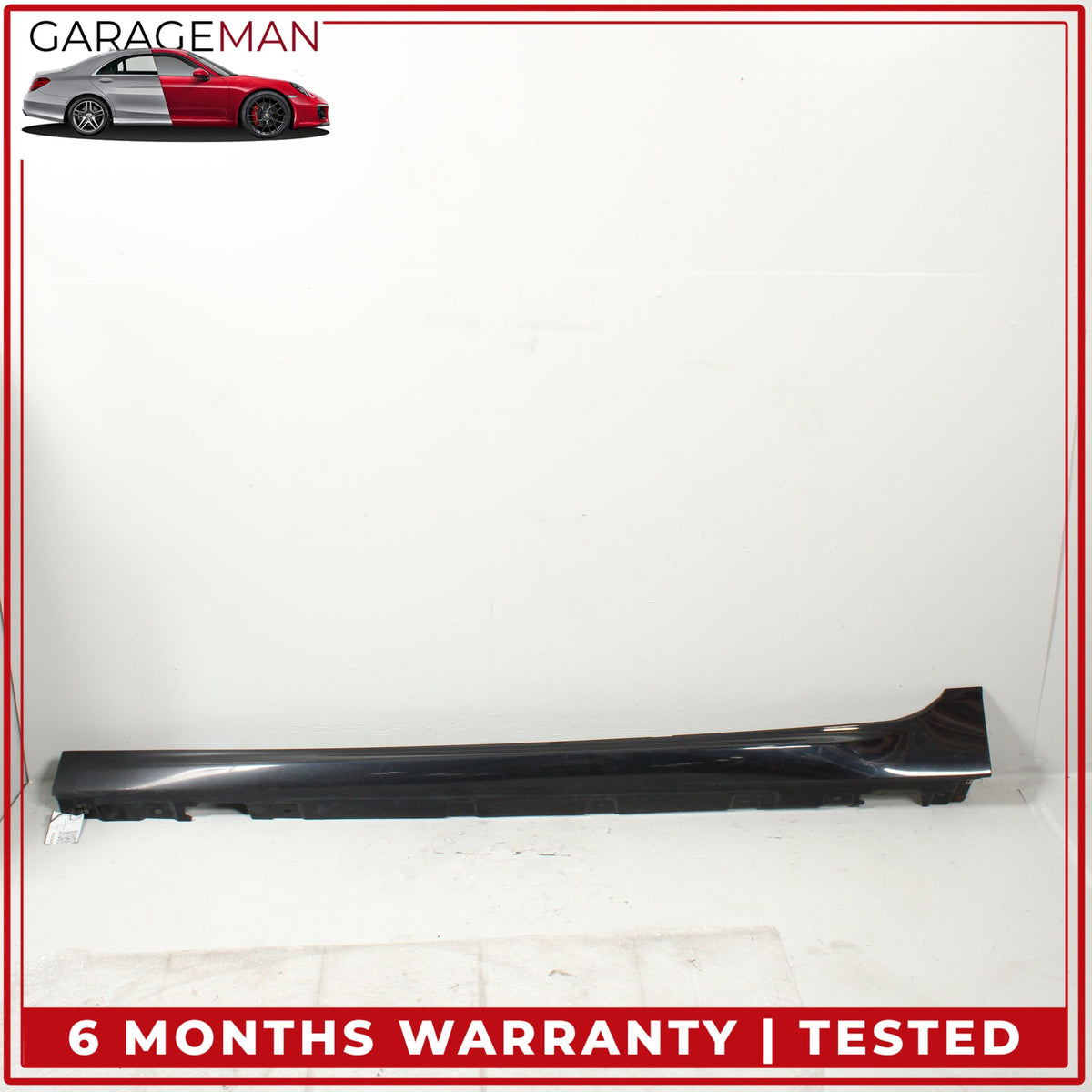 2013-2019 BMW 650i 640i F06 Left Side Skirt Rocker Panel Black 8052655 OEM