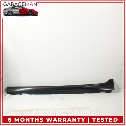 2013-2019 BMW 650i 640i F06 Left Side Skirt Rocker Panel Black 8052655 OEM