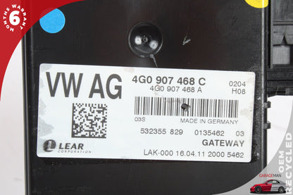 2012-2018 Audi A6 C7 Sedan Network Gateway Module 4G0907468C Genuine