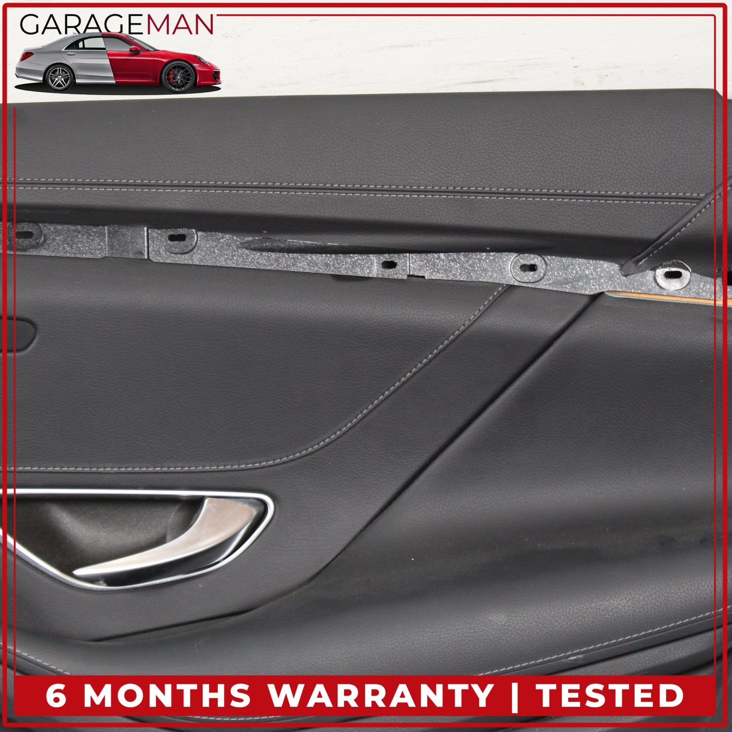 2014-2017 Mercedes W222 S550e Rear Right Side Interior Door Trim Panel Black OEM