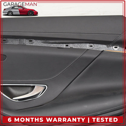 2014-2017 Mercedes W222 S550e Rear Right Side Interior Door Trim Panel Black OEM
