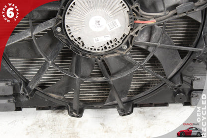 2011-2018 Porsche Cayenne 958 Engine Radiator A/C Condenser Cooler w/ Fan Motor