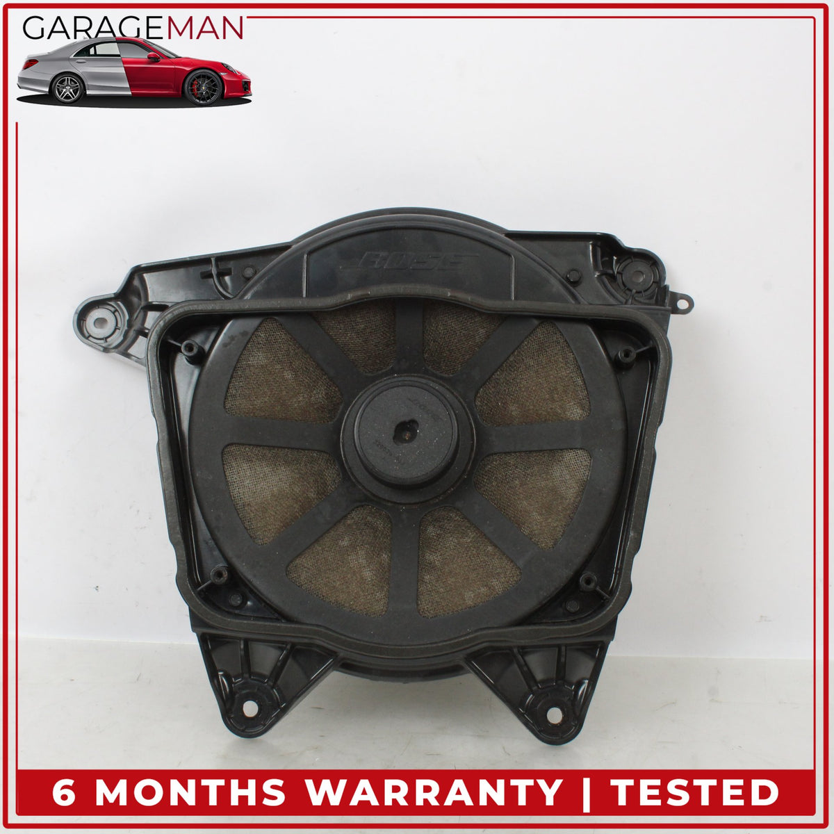 2011-2018 Audi A8 Rear Deck Audio Sound Subwoofer Speaker Set Bose OEM