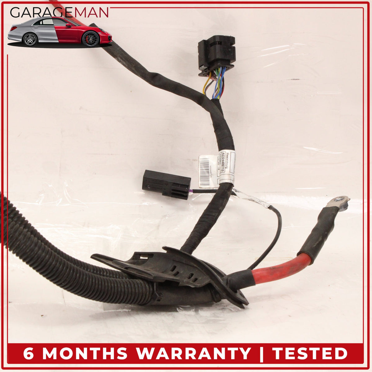2015-2017 Mercedes-Benz S550e W222 Engine Starter Motor Wire Wiring Harness OEM