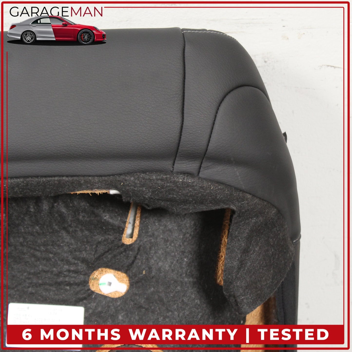 2014-2017 Mercedes W222 S550e Front Left Upper Seat Cushion Black 2229102219 OEM