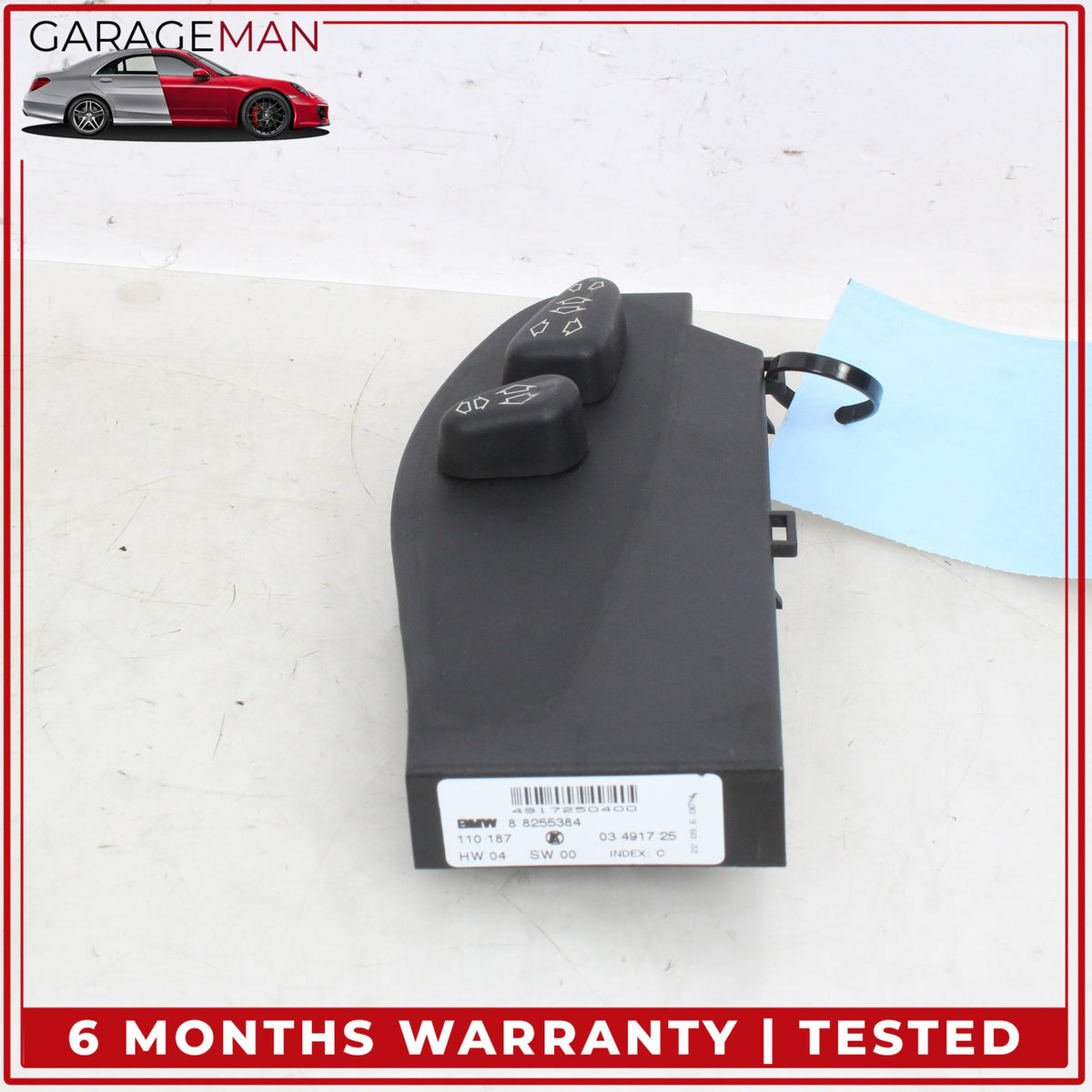 2004-2010 BMW 650i E64 Front Right Side Seat Adjustment Switch 8255384 OEM