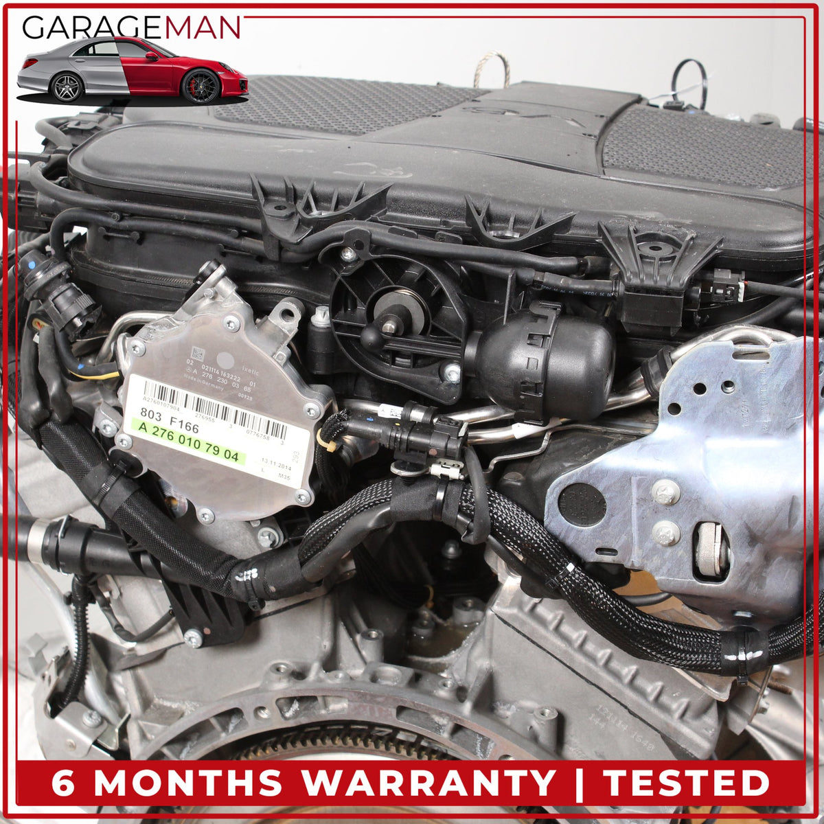 2012-2018 Mercedes W166 ML350 E350 M276 Engine Motor Assembly 276.955 OEM 112k