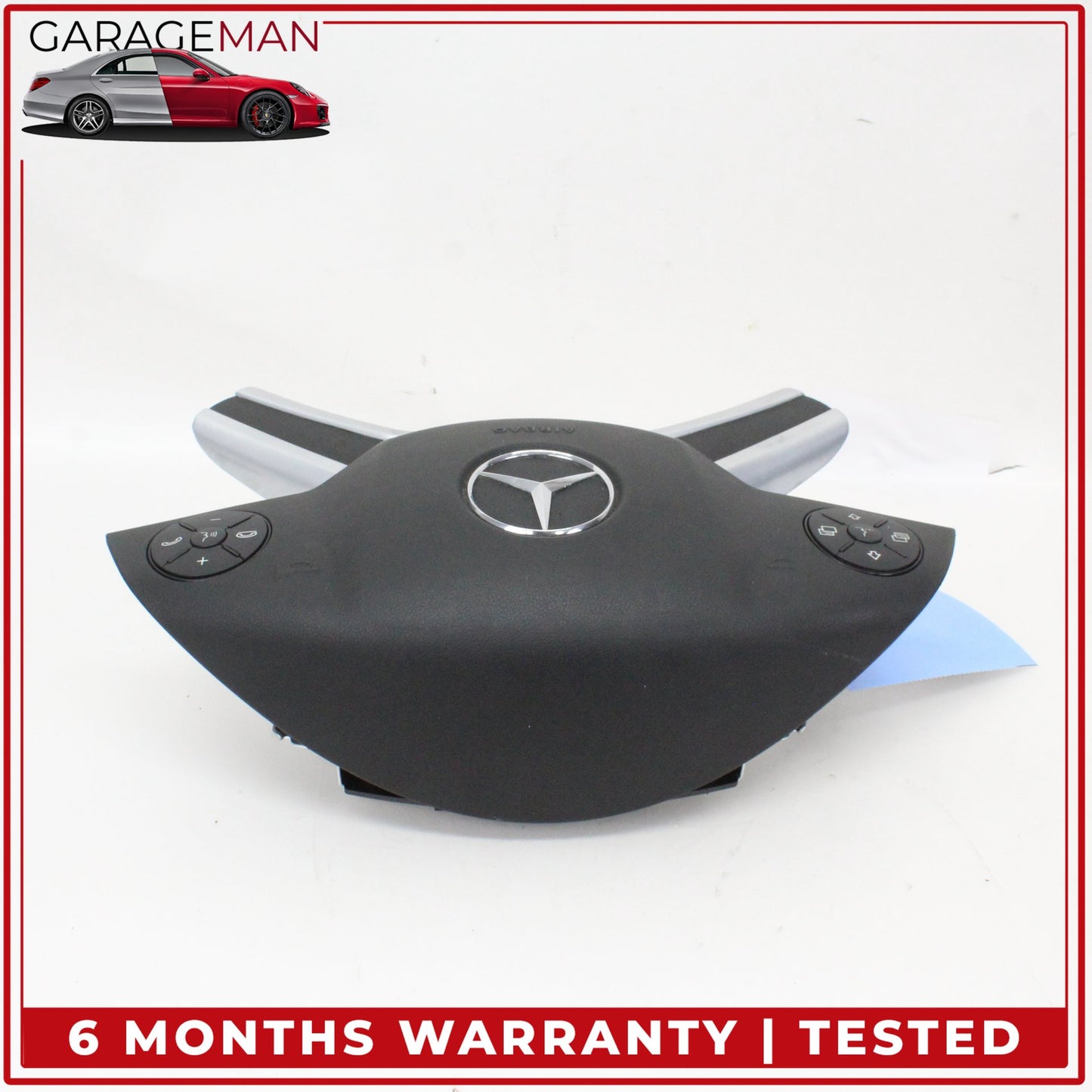 2009-2013 Mercedes W164 ML350 Front Left Side Steering Wheel Airbag Black OEM