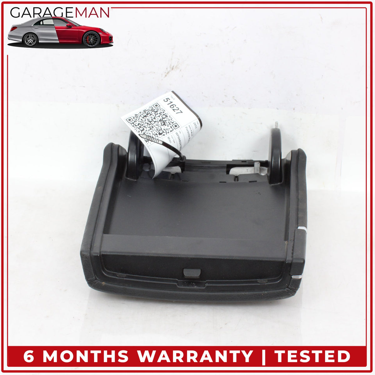 2010-2016 Porsche Panamera 970 Front Center Console Armrest Lid Cover Black OEM