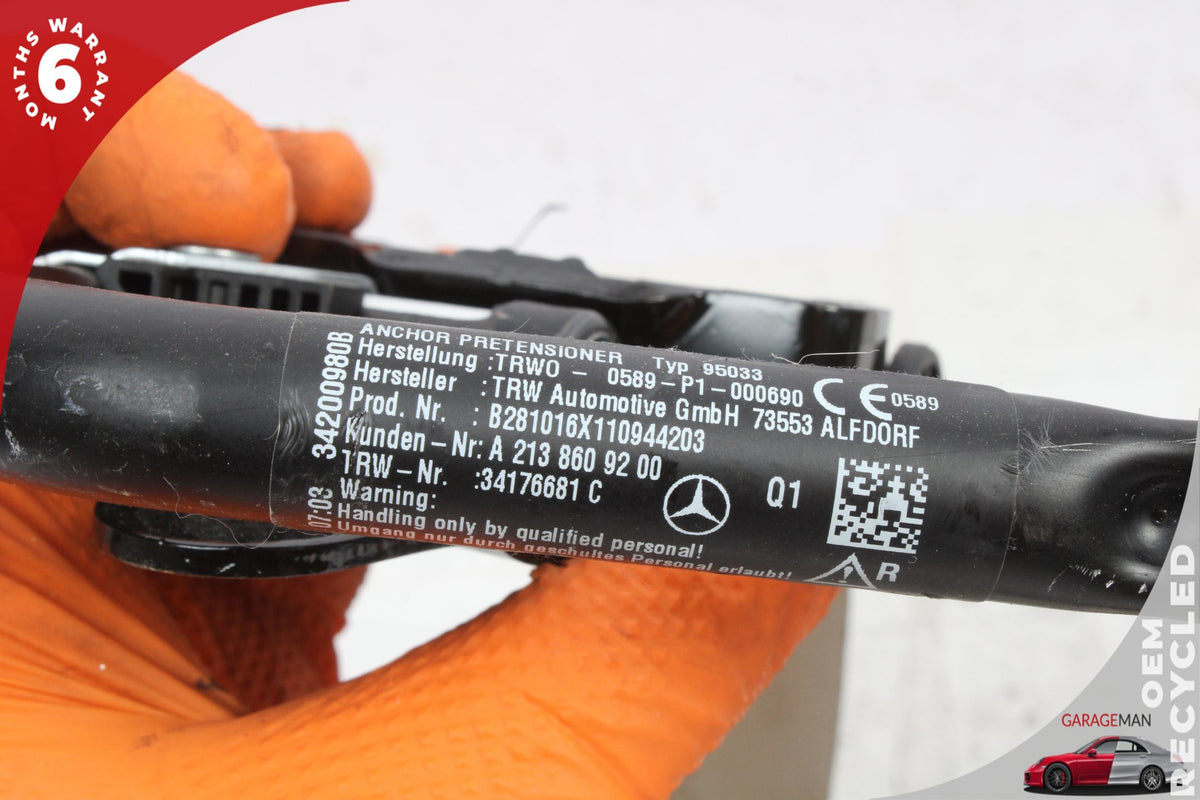 2017-2019 Mercedes-Benz E400 W213 Front Right Seat Belt Retractor 2138609200 OEM