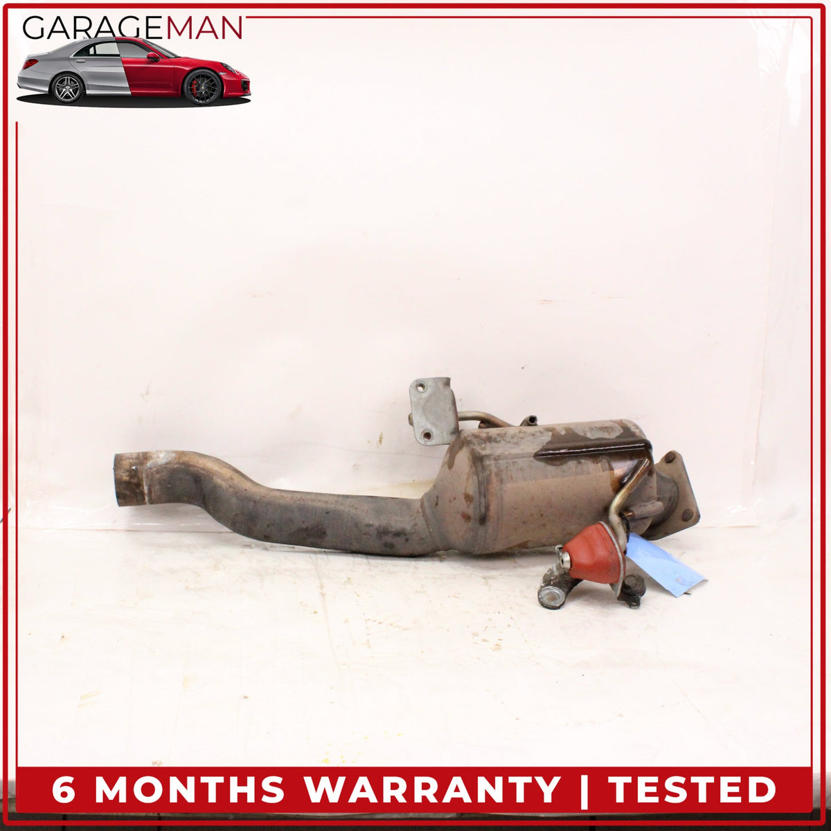 2003-2006 Porsche Cayenne 955 Rear Left Side Engine Exhaust Downpipe OEM