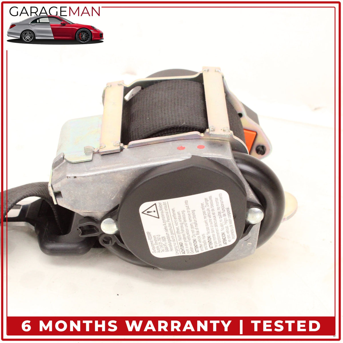 2013-2017 LR Range Rover Sport L494 Rear Left or Right Side Seat Belt Black OEM