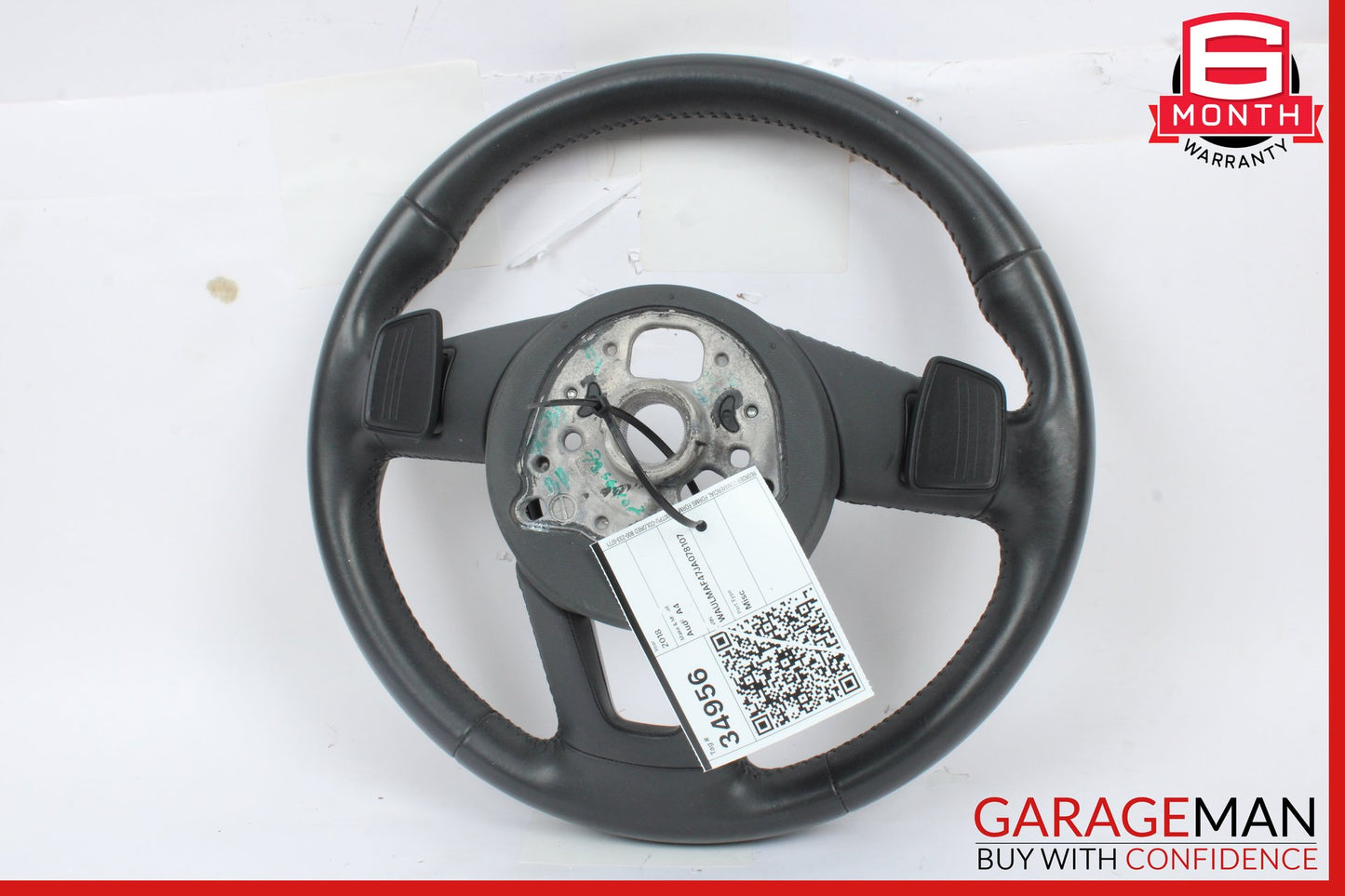 2017-2019 Audi A4 Sedan Front Left Side Steering Wheel Black 8W0419091CL OEM