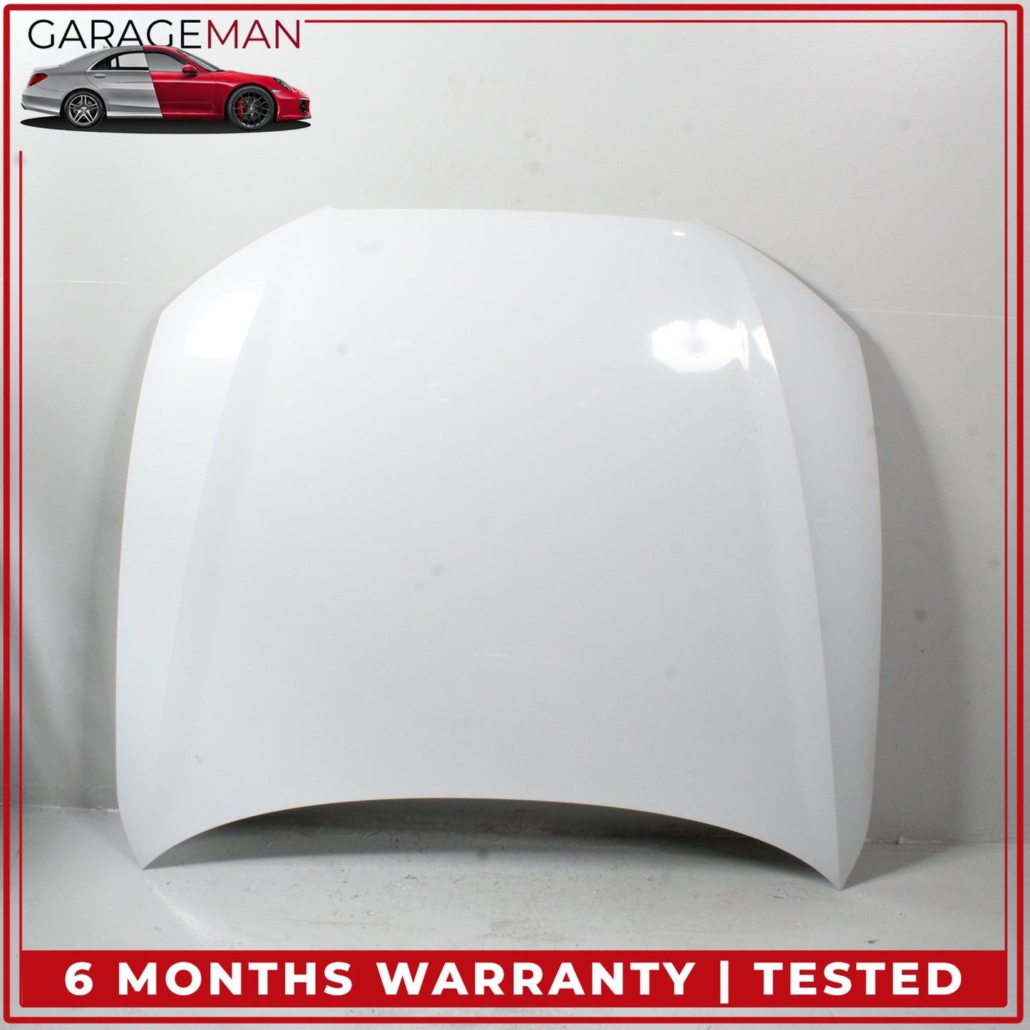 2012-2018 Audi A6 S6 Sedan Front Hood Bonnet Panel White 4G0823029A OEM