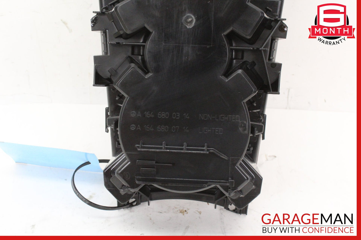 06-12 Mercedes-Benz ML350 W164 Center Console Dual Cup Holder 1636800714 OEM