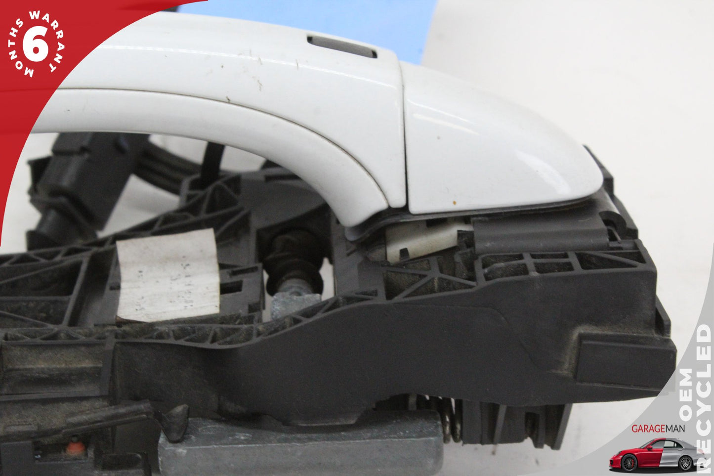 2007-2015 Audi Q7 Rear Right Side Exterior Door Handle White Keyless OEM