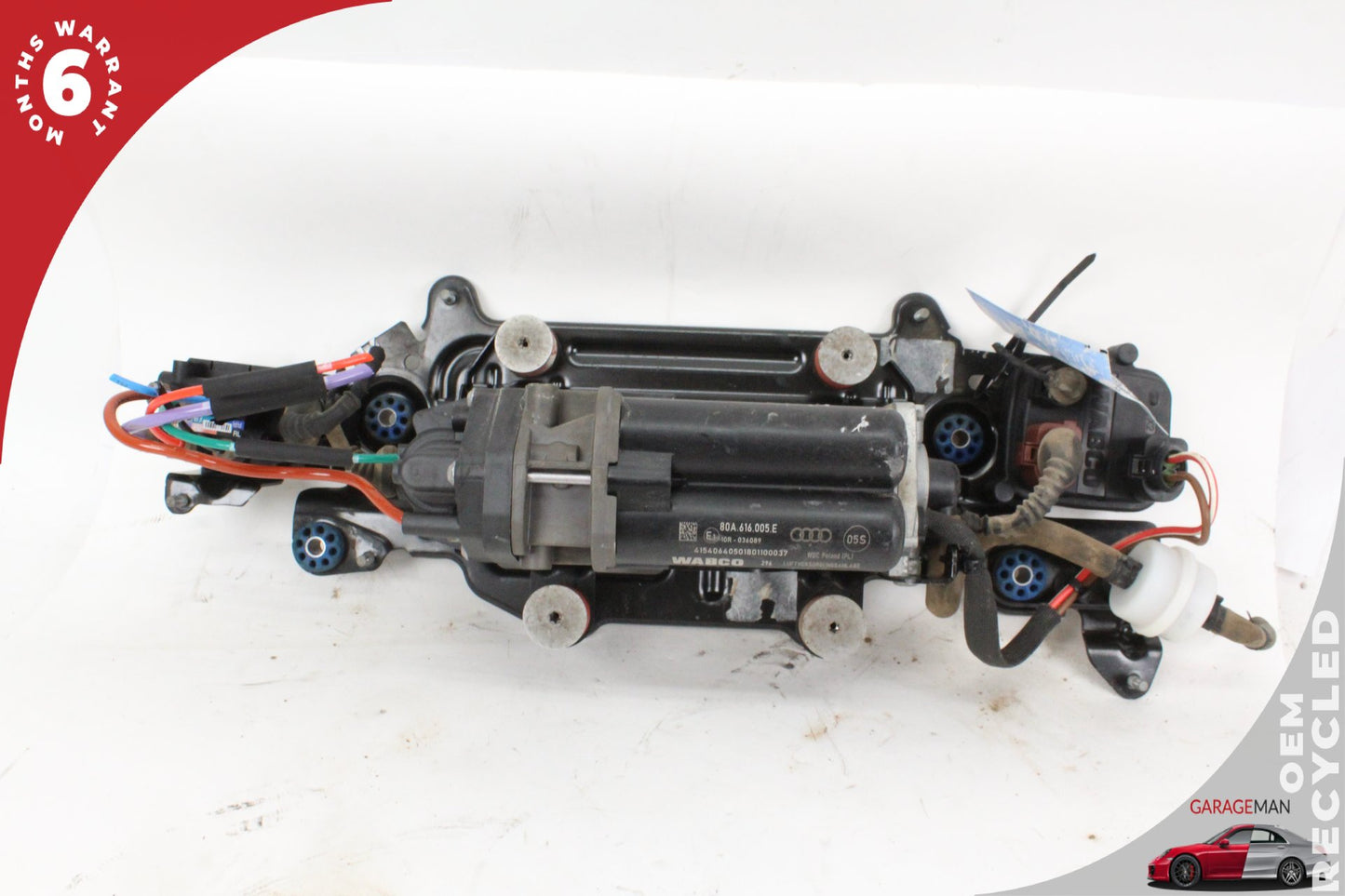 2018-2025 Audi SQ5 Q5 Air Suspension Compressor Pump w/ Bracket 80A616005E OEM