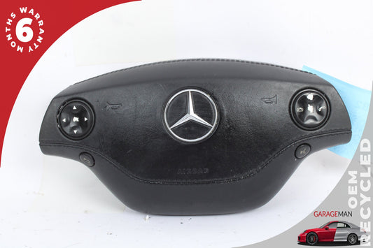 2007-2010 Mercedes W221 S550 Front Left Steering Wheel Airbag Air Bag Black OEM