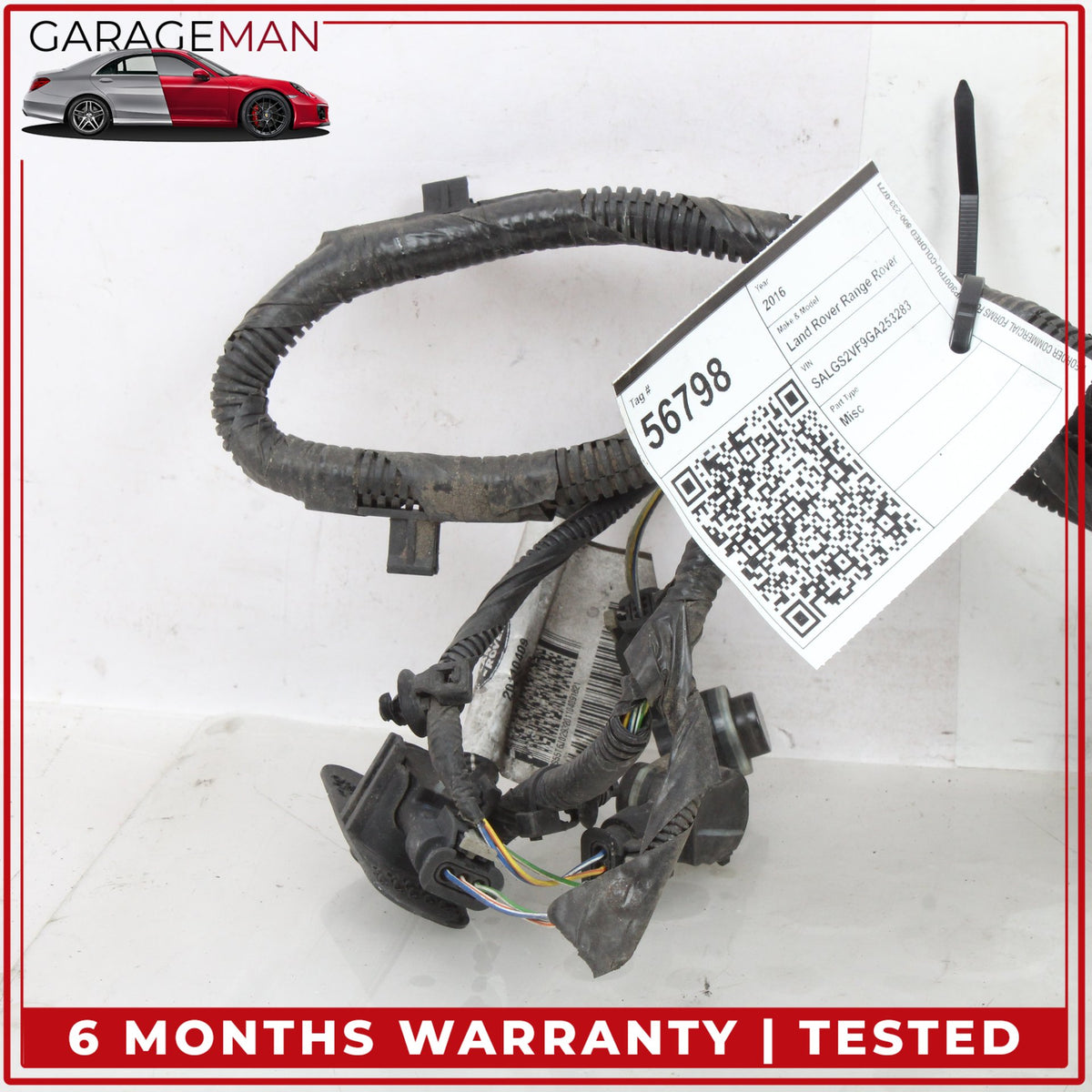 2013-2021 LR Range Rover L405 Rear Bumper Parking Sensor Wire Harness OEM