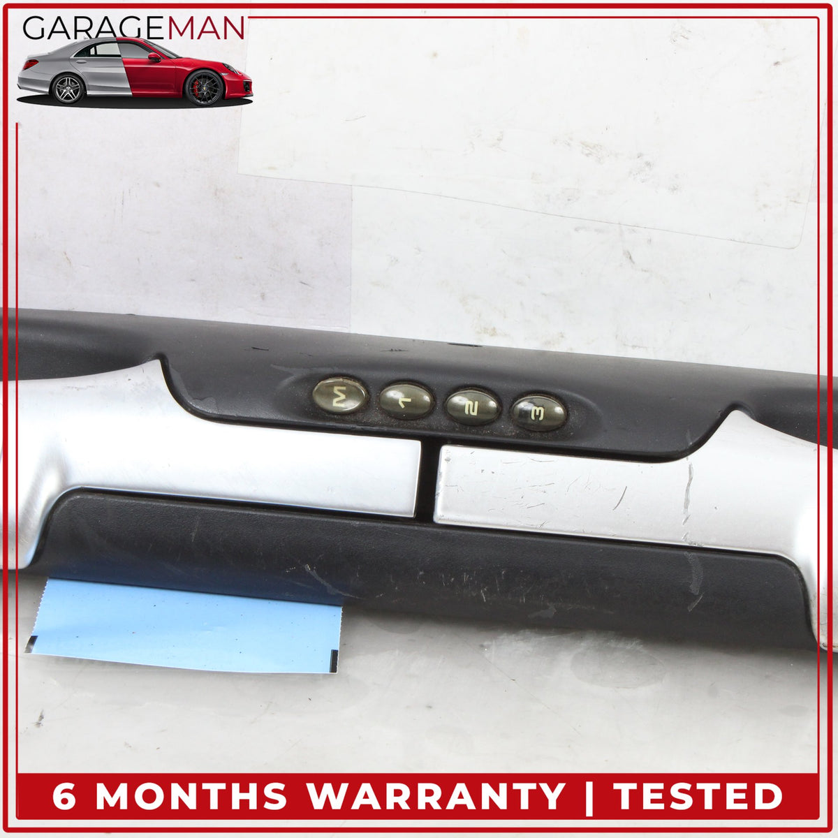 1999-2005 Porsche 911 Carrera Front Left Door Sill Scuff Plate w/ Switches OEM