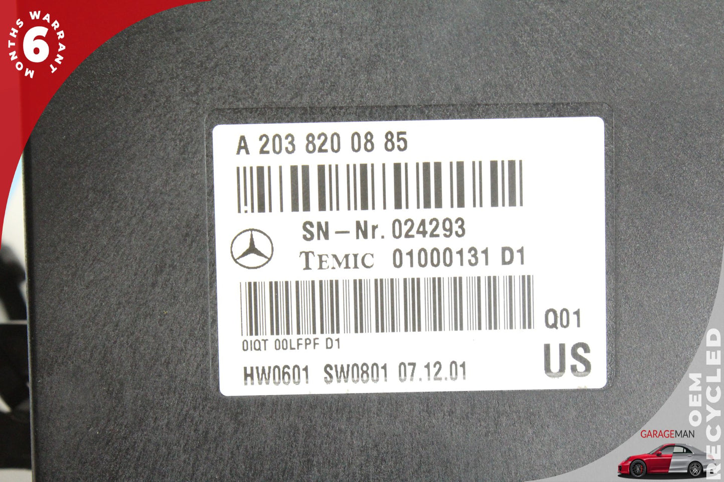 03-06 Mercedes-Benz S500 W220 Voice Comm Control Module 2038200885 Genuine