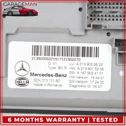 2017-2023 Mercedes W213 E300 Rear SAM Signal Acquisition Module 2139005522 OEM