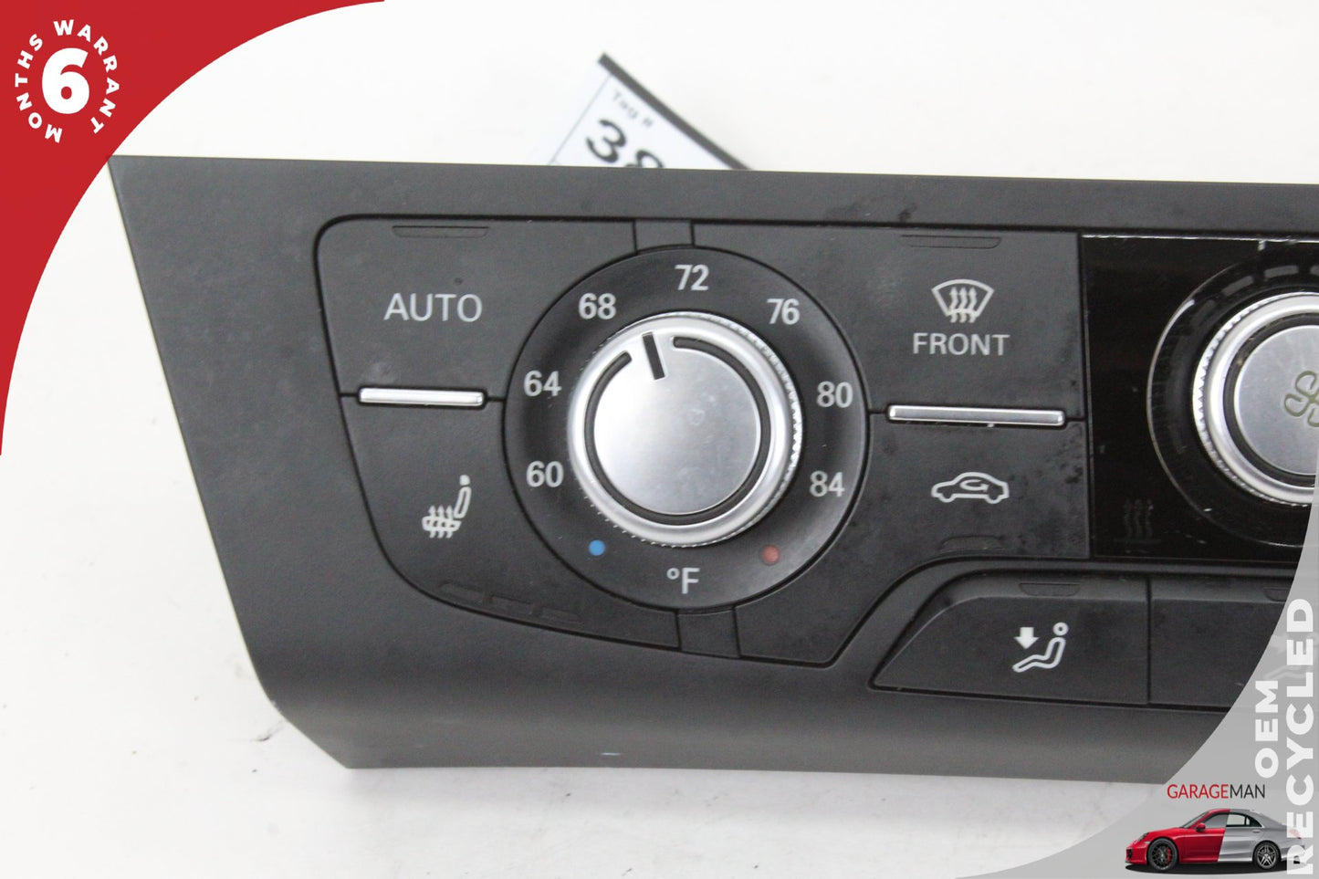 12-18 Audi A6 C7 Sedan AC Temperature Climate Control Panel 4G0820043AQ Genuine