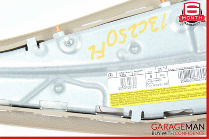 08-15 Mercedes W204 C250 GLK350 Front Right Side Seat Airbag Air Bag SRS Beige