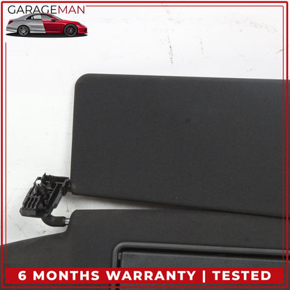 2010-2016 Mercedes W212 E350 Front Left and Right Side Sun Visor Set Black OEM