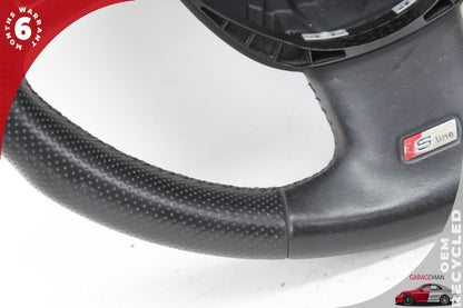 2010-2015 Audi Q7 Front Left Steering Wheel w/ Paddle Shifters 4F0419091DP OEM