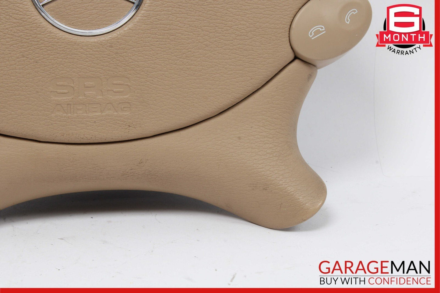 03-12 Mercedes W219 CLS500 E350 SL500 Steering Wheel Airbag Air Bag Brown OEM