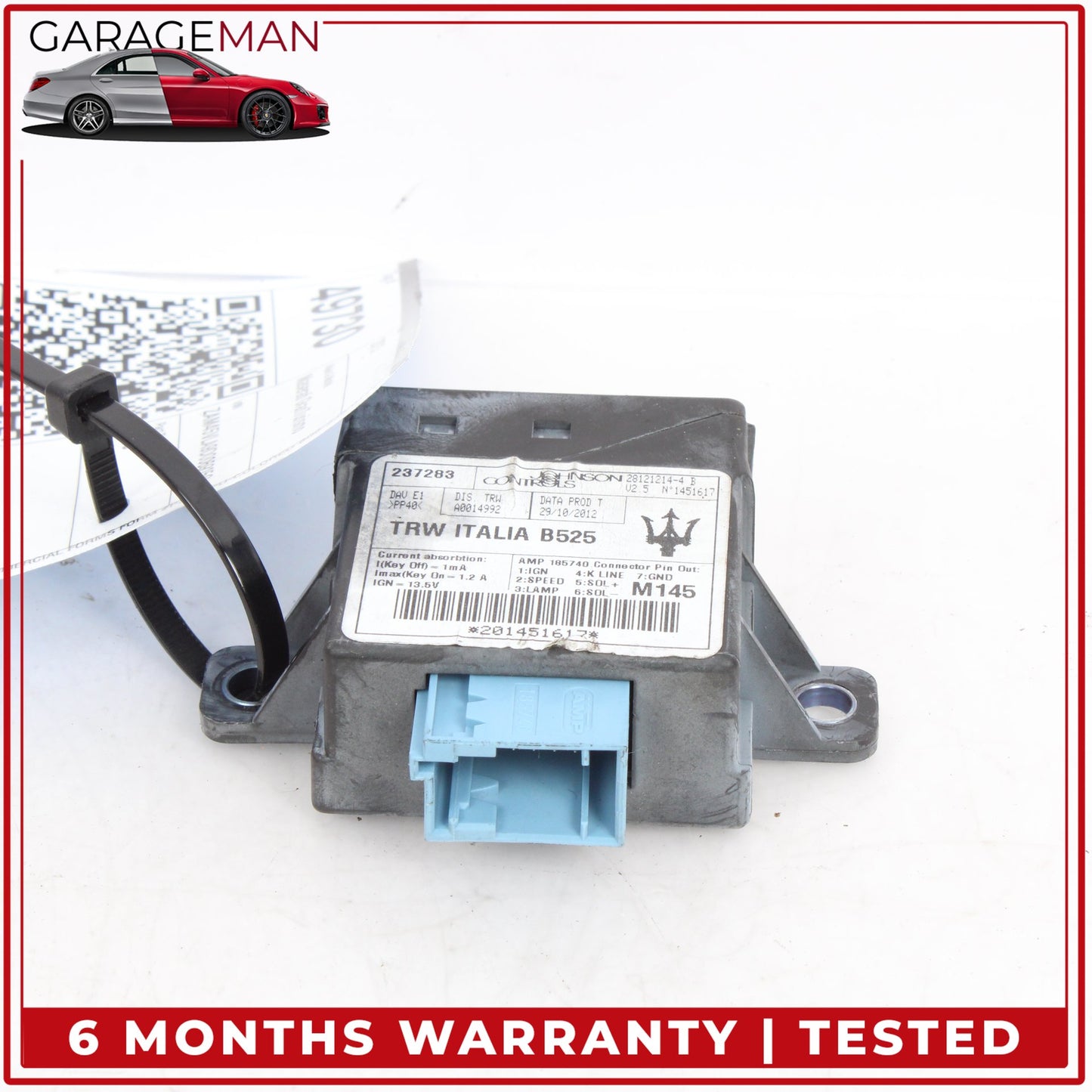 2008-2019 Maserati GranTurismo M145 Power Steering Chassis Control Module OEM